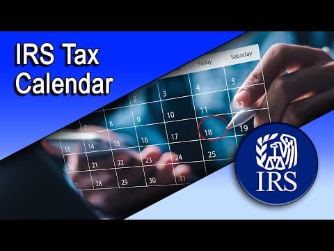 IRS Tax Calendar