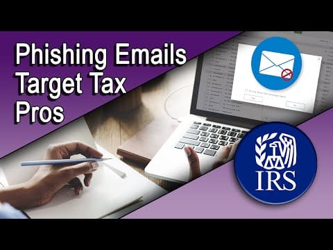 Phishing Emails Target Tax Professionals