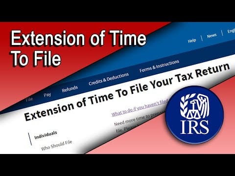 Extension of Time to File