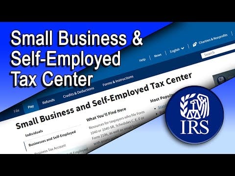 IRS Small Business Self-Employed Tax Center