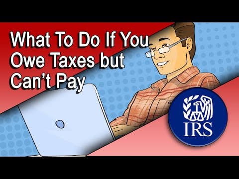 Here’s What To Do if You Owe Taxes, but Can’t Pay