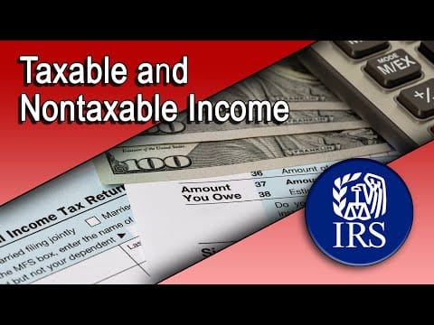 Taxable and Nontaxable Income