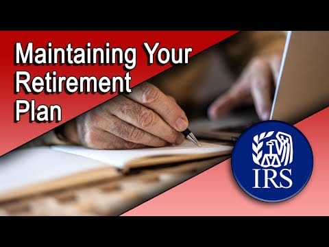Maintaining Your Plan To Protect the Tax Benefits